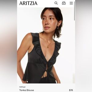 Aritzia Wilfred Tonka Blouse